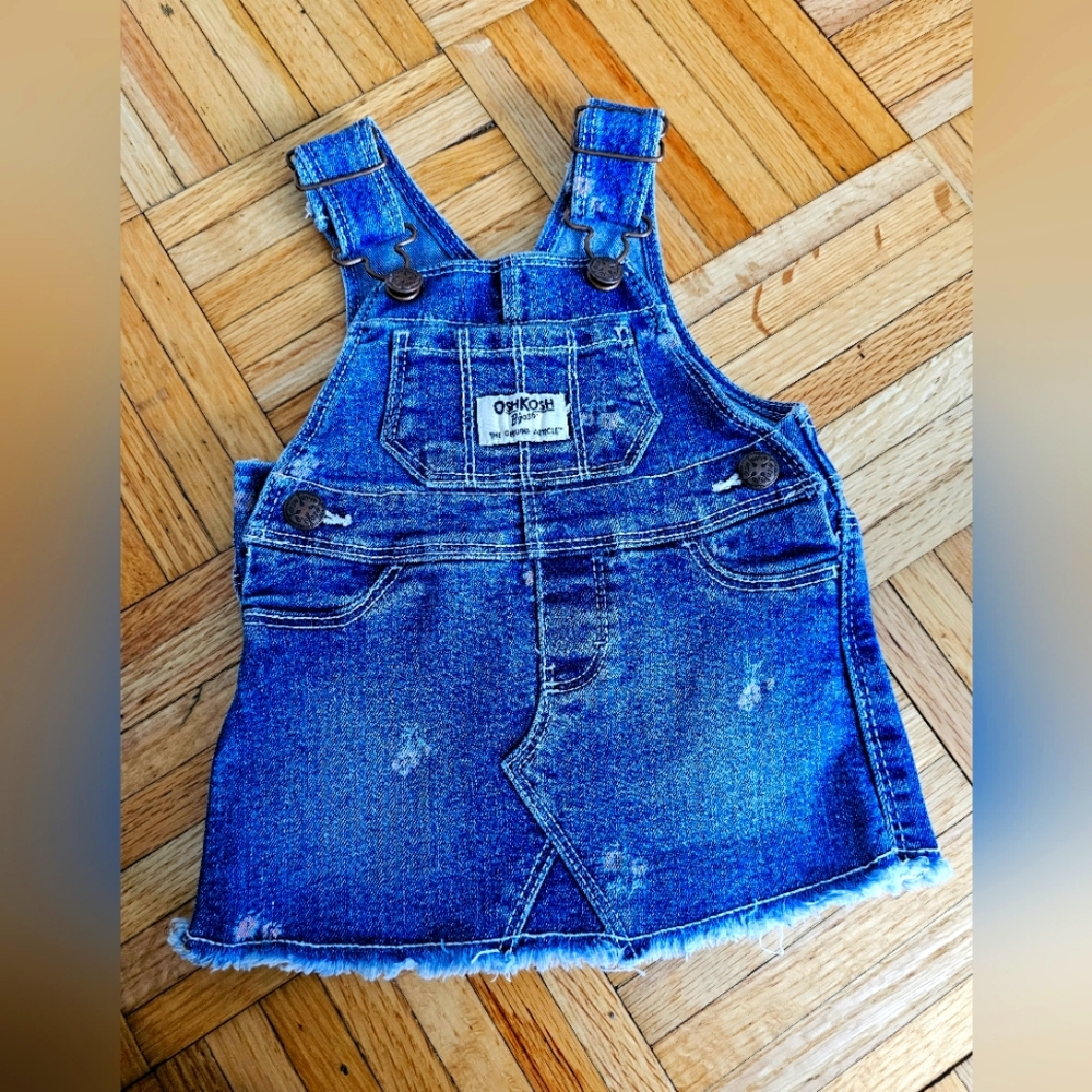 Oshkosh bgosh denim overalls 3mths